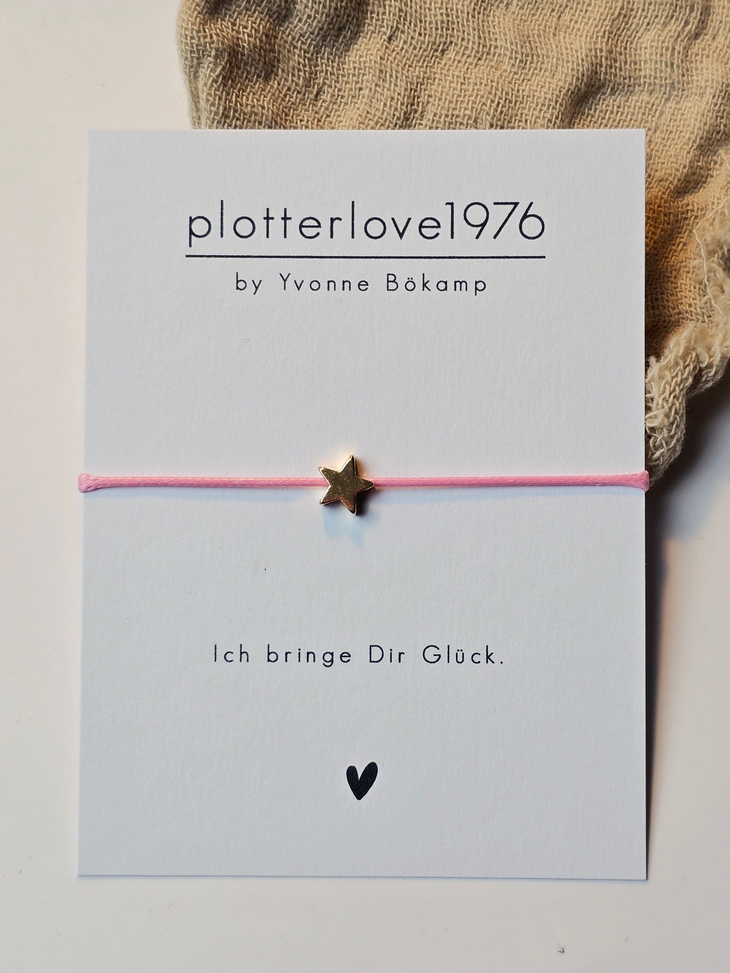 Armband Glücksbringer Stern in 3 Farben (gold)