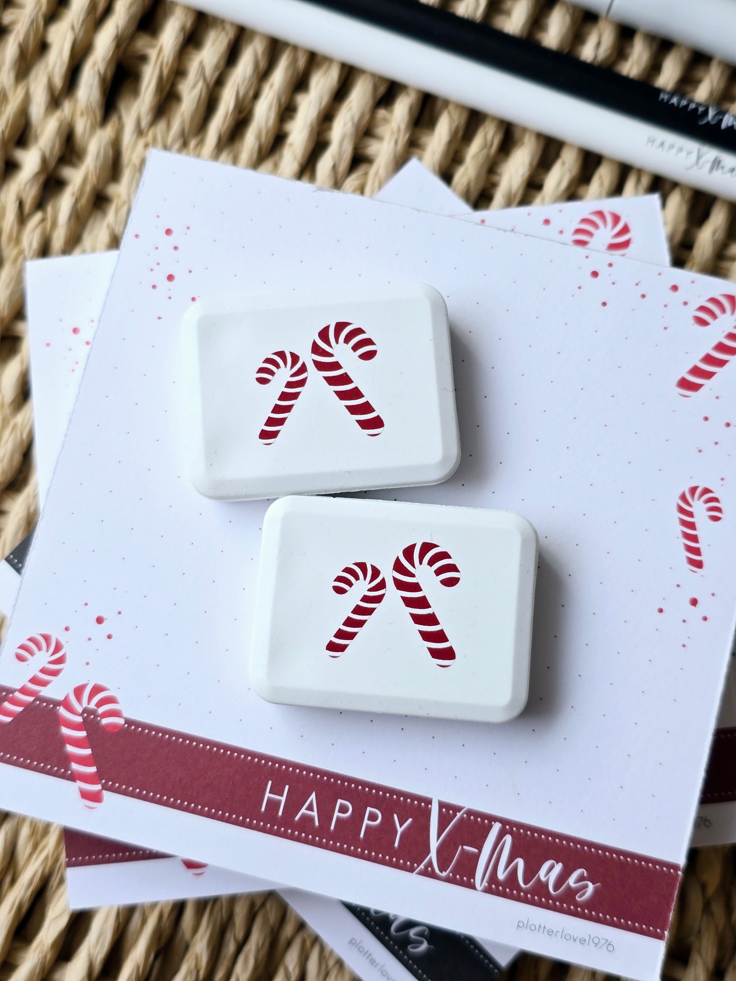 Radiergummi Zuckerstangen