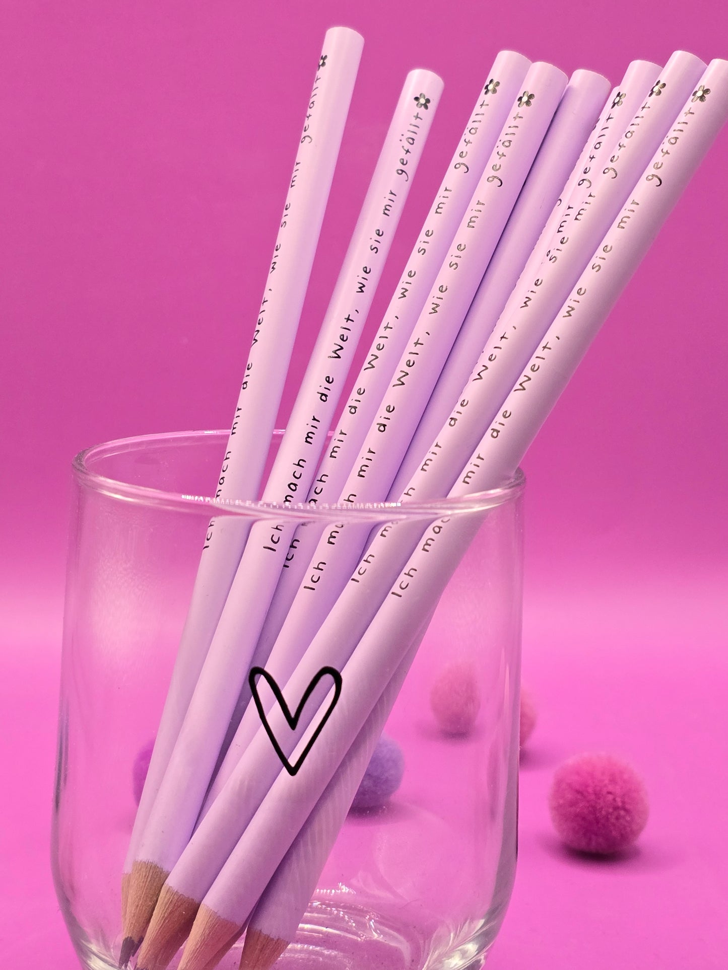 Bleistift Ich mach mir die Welt