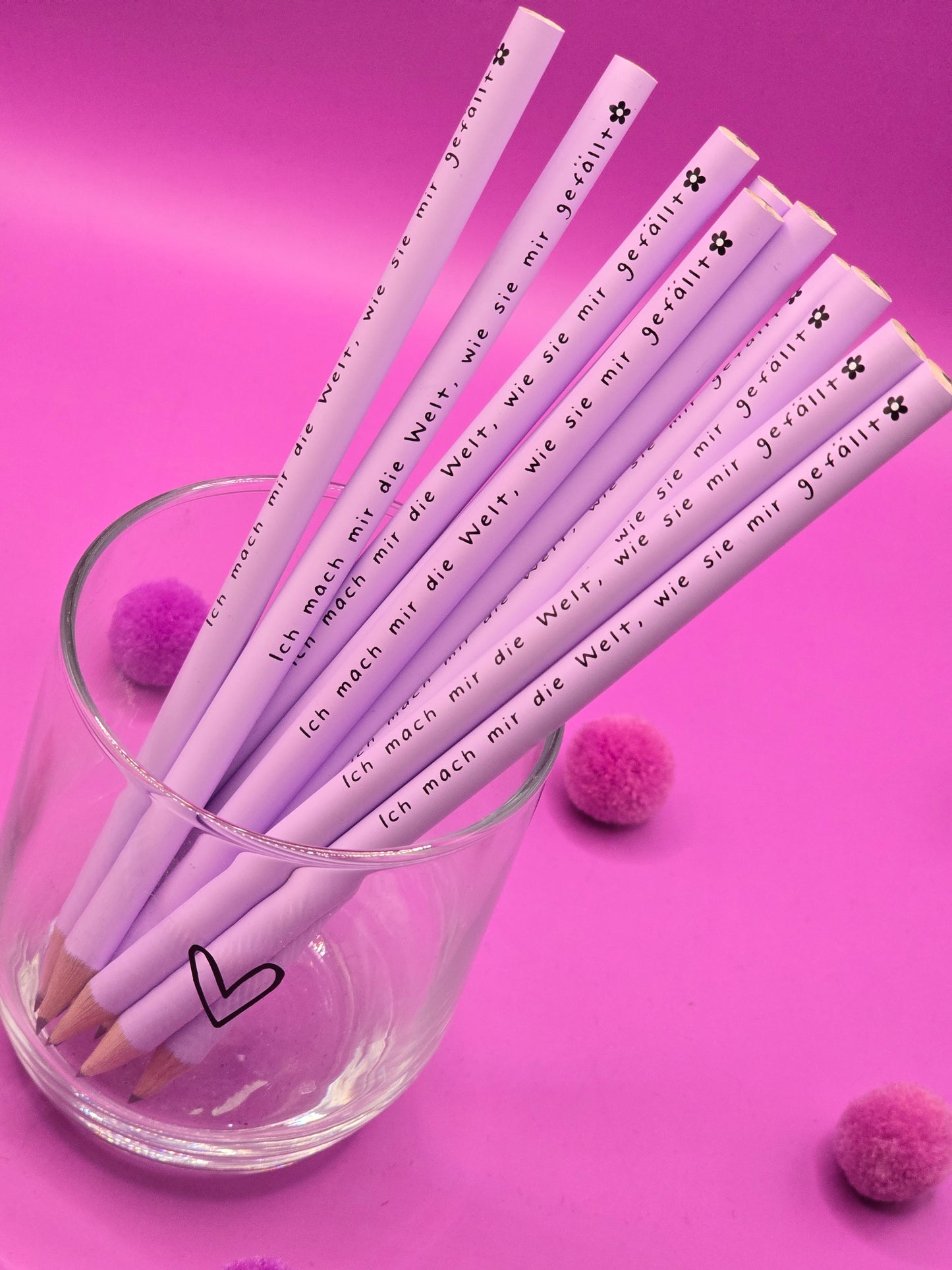 Bleistift Ich mach mir die Welt