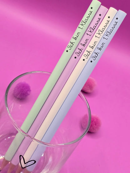 Bleistift Ich bin 1. Klasse