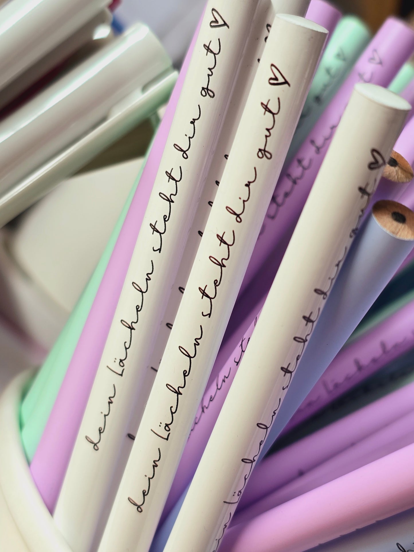 Bleistift Dein Lächeln steht Dir gut