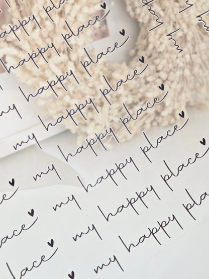 Rub On "my happy place"