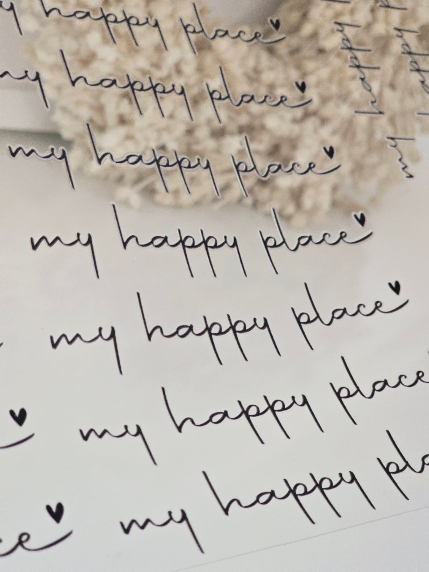 Rub On "my happy place"