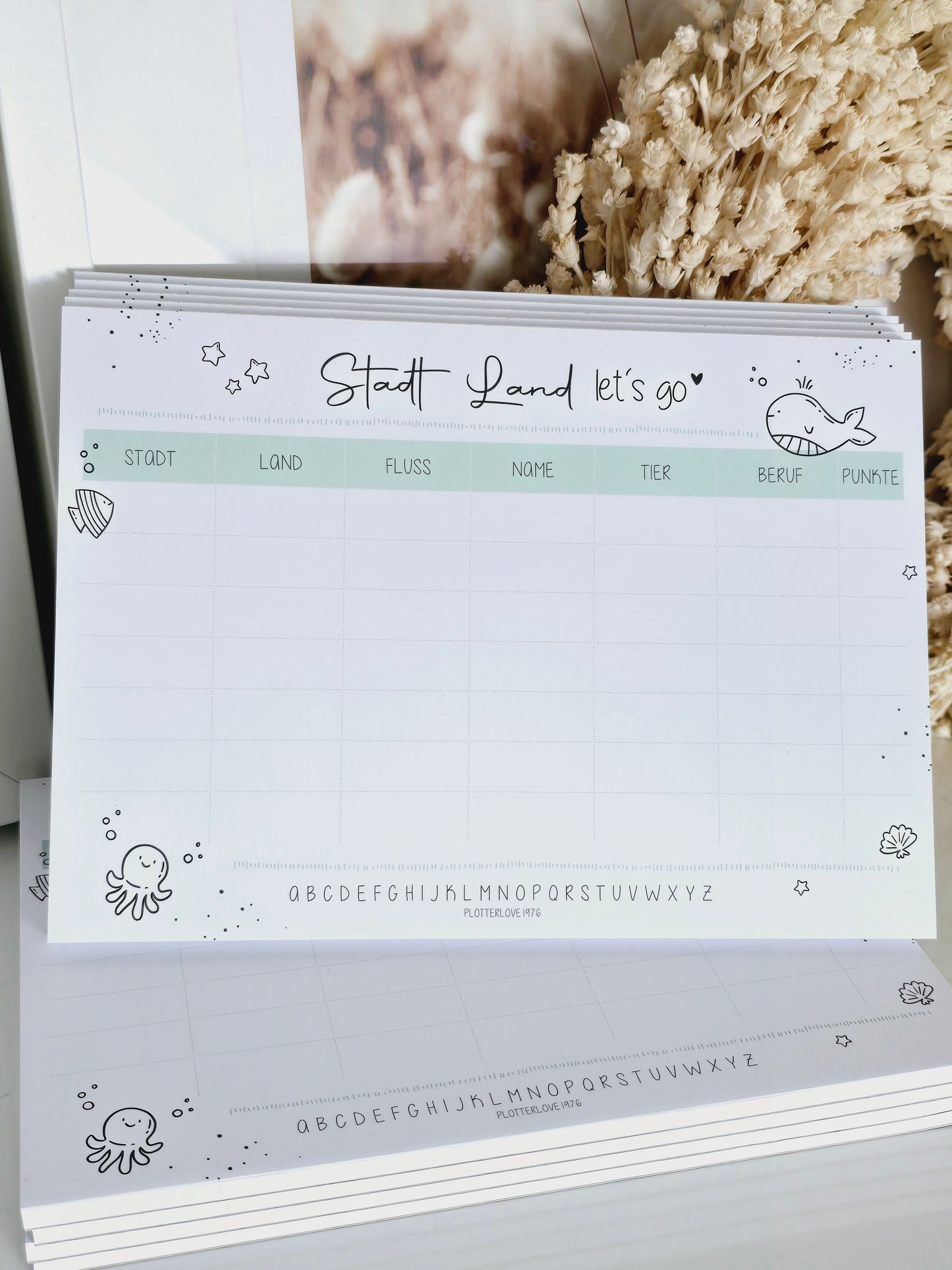 Notizblock "Stadt, Land-Let's go" in A5