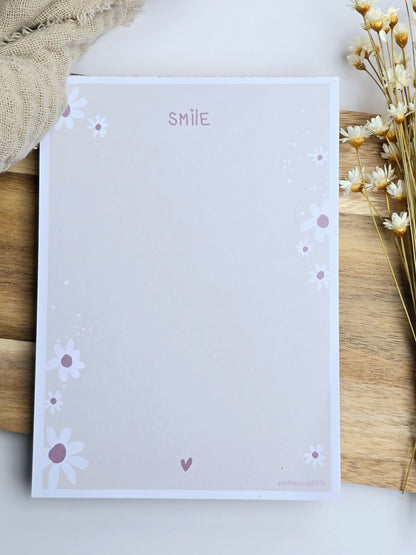 Notizblock SMILE-FLOWER  in A6