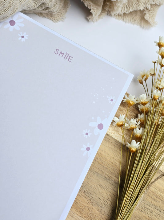 Notizblock SMILE-FLOWER  in A6