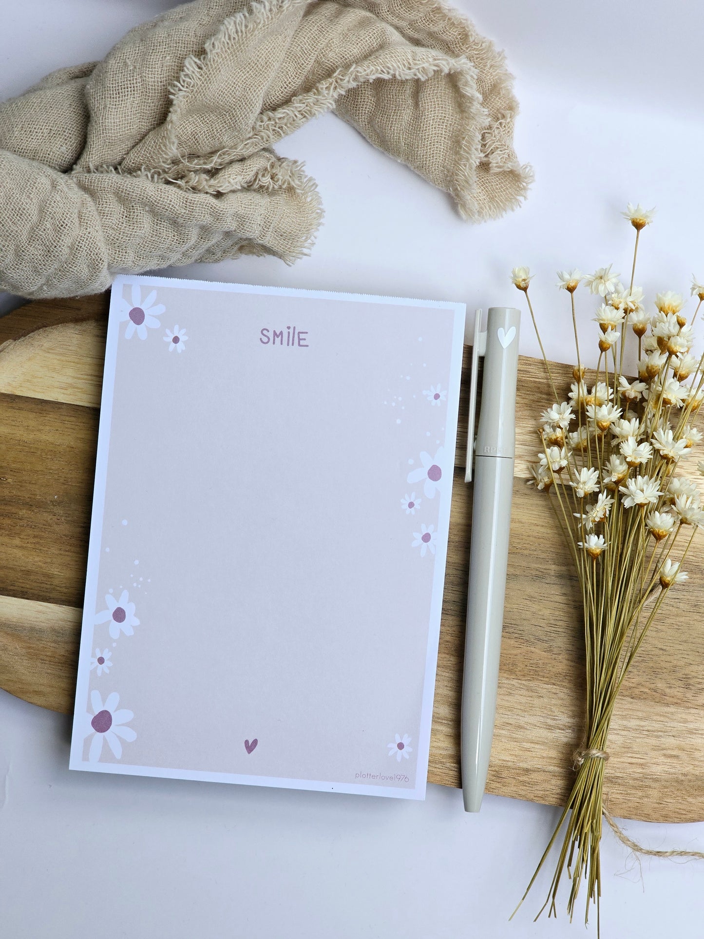 Notizblock SMILE-FLOWER  in A6