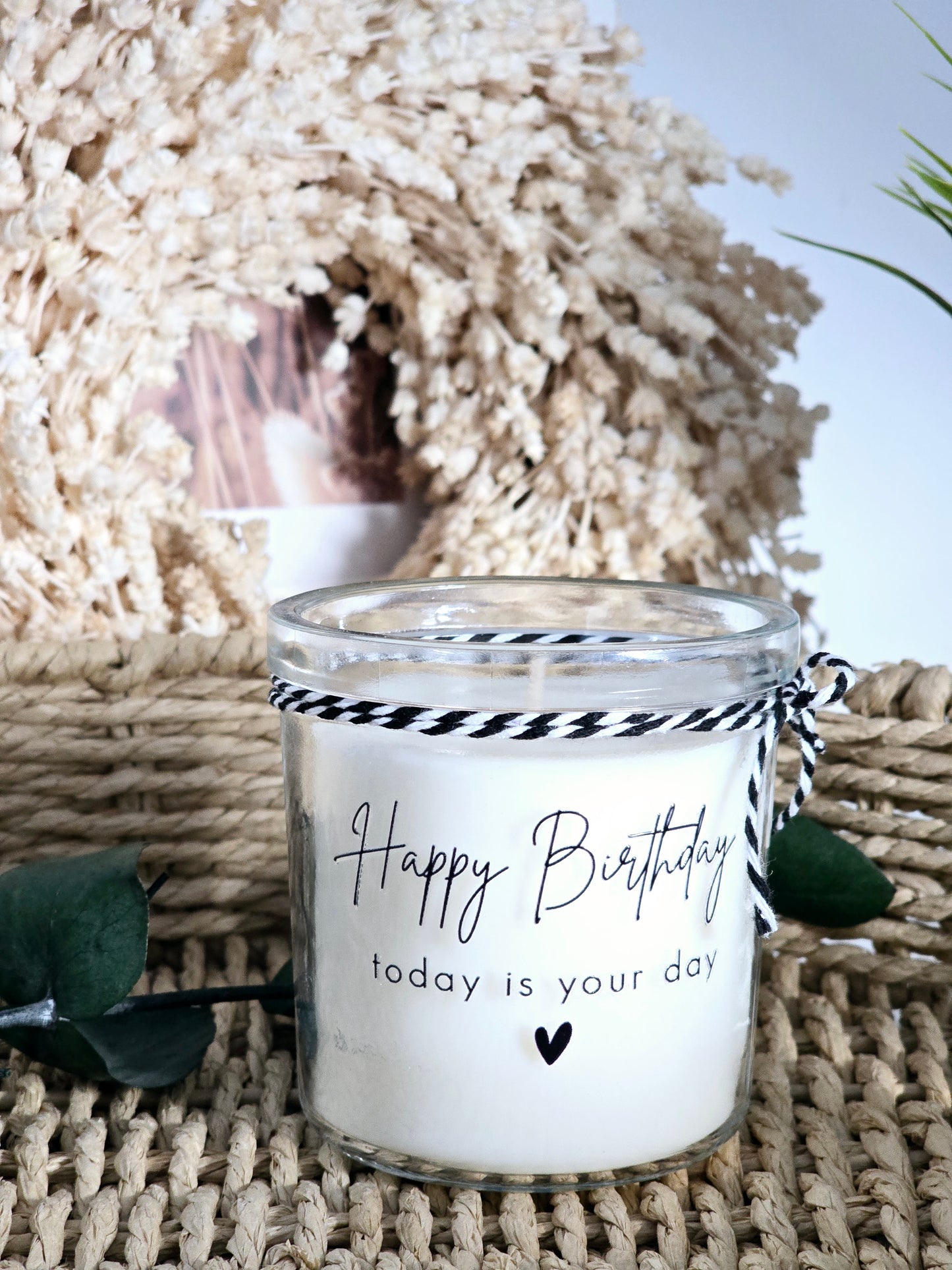 Kerze HAPPY BIRTHDAY