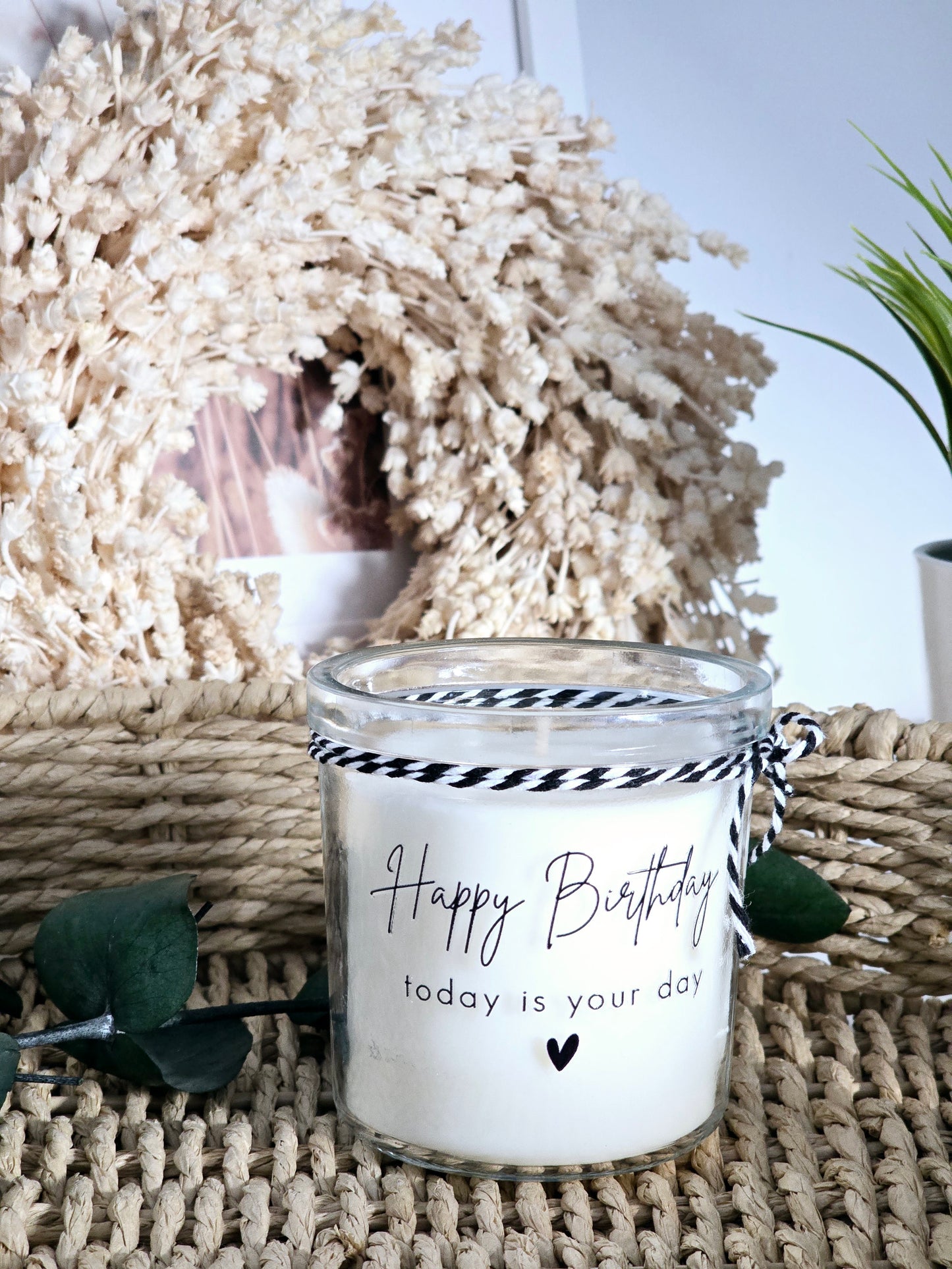 Kerze HAPPY BIRTHDAY