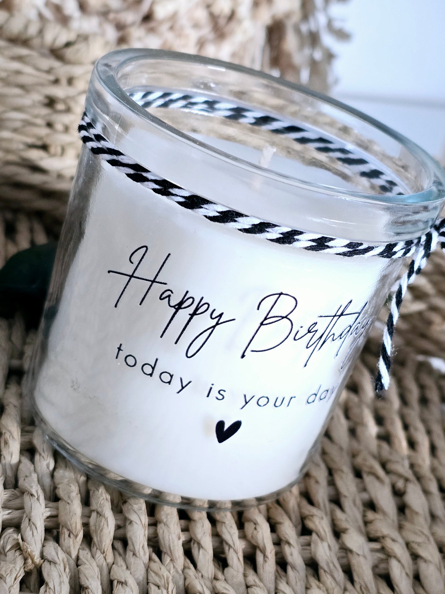 Kerze HAPPY BIRTHDAY