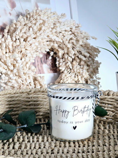 Kerze HAPPY BIRTHDAY