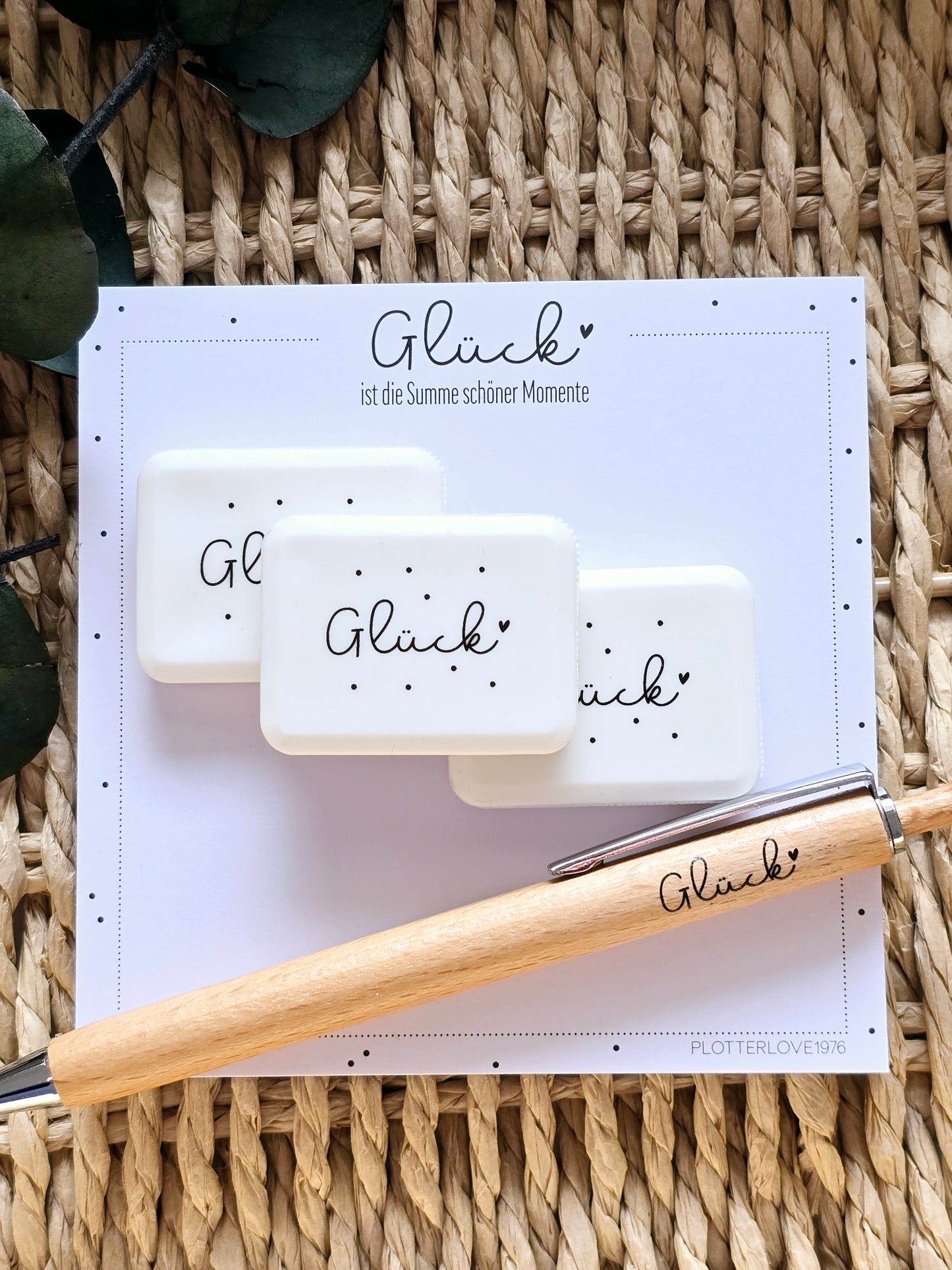 Radiergummi Glück