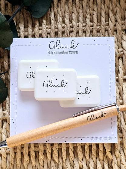 Radiergummi Glück