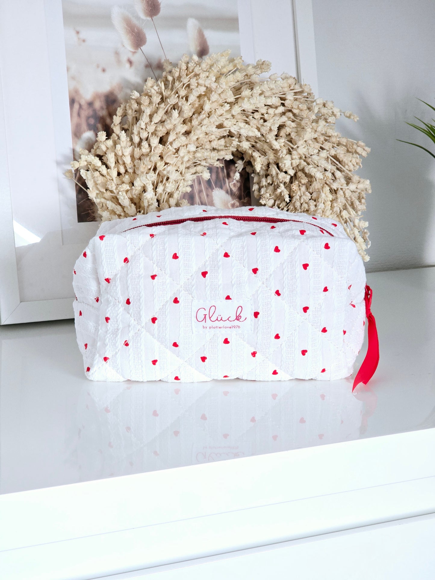 Tasche rote Herzen