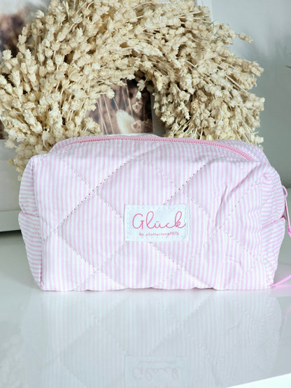 Tasche Glück rosa Streifen