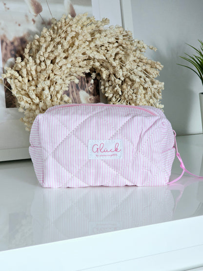 Tasche Glück rosa Streifen