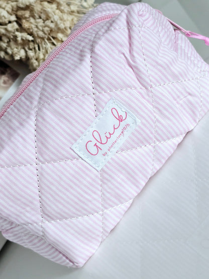 Tasche Glück rosa Streifen