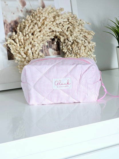 Tasche Glück rosa Streifen