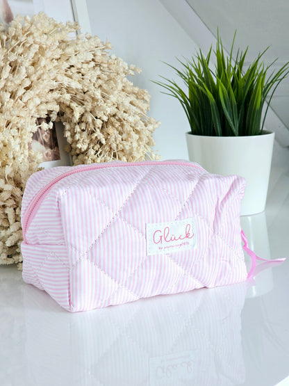 Tasche Glück rosa Streifen