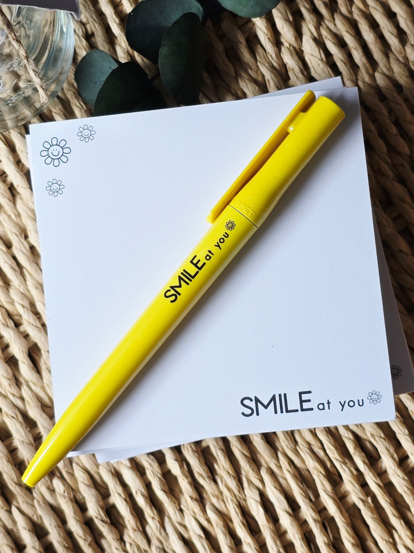 Notizblock "SMILE to you" in 105 x 105 mm