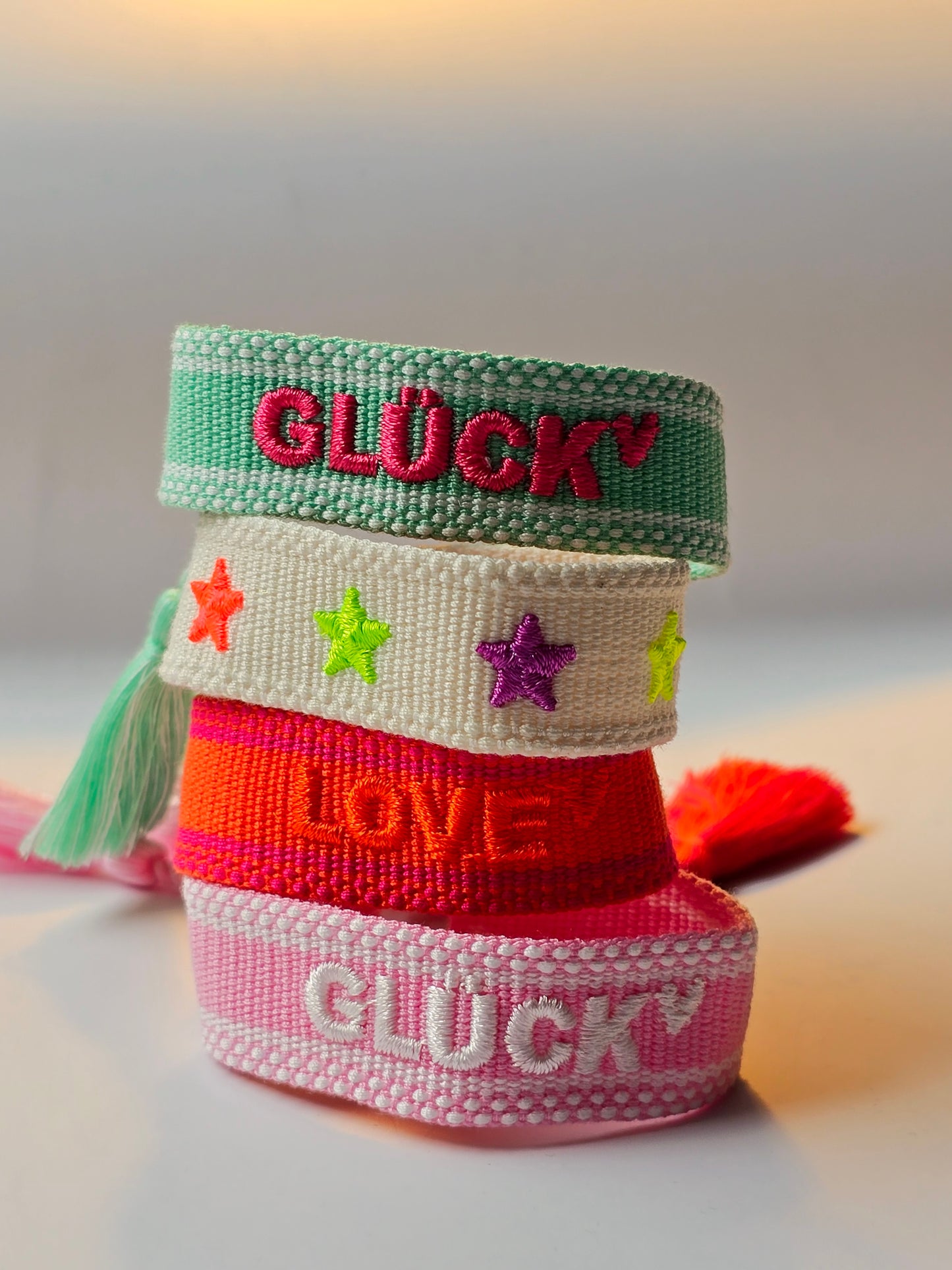 Armband Glück in 3 Farben