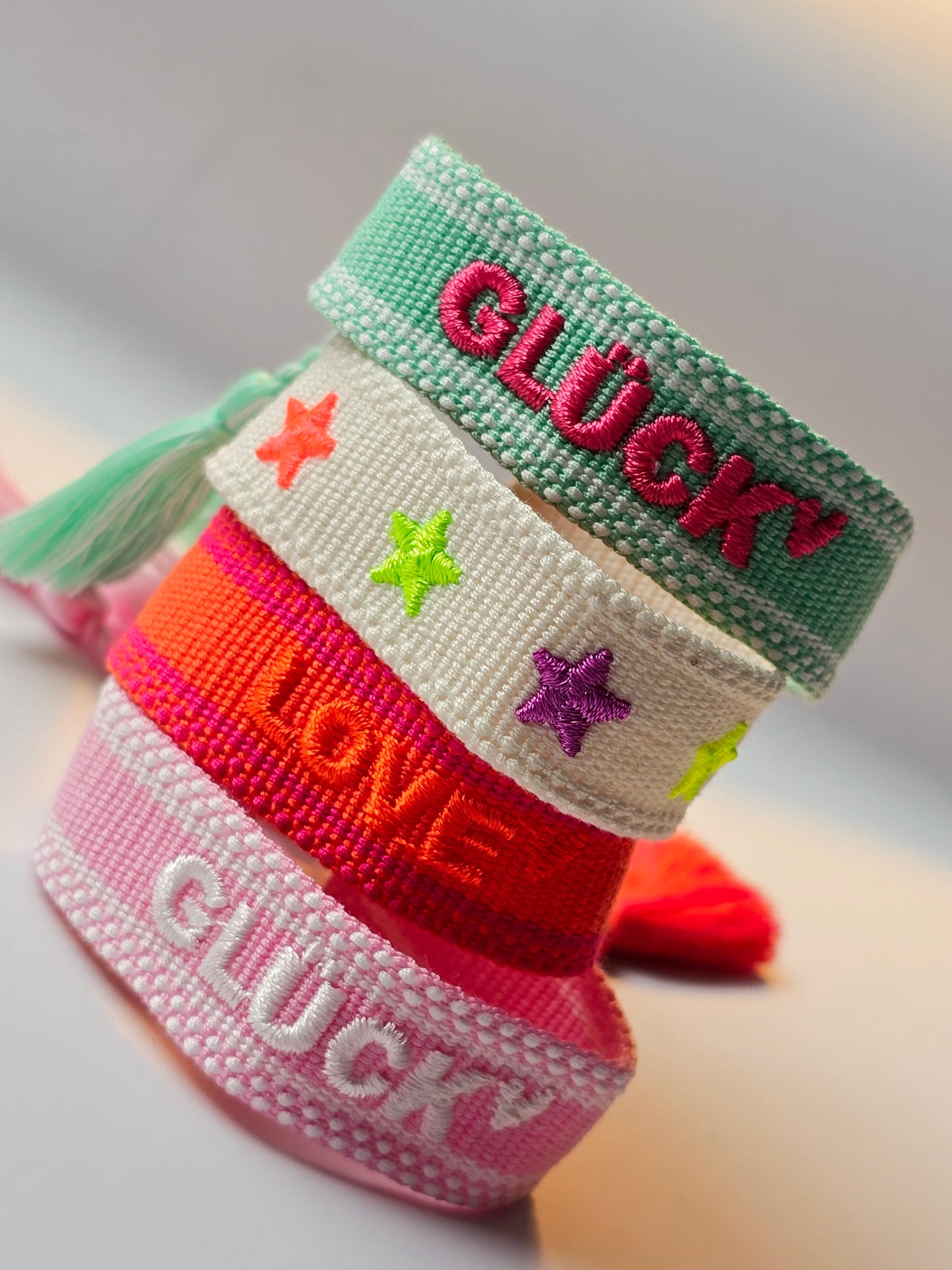 Armband Glück in 3 Farben