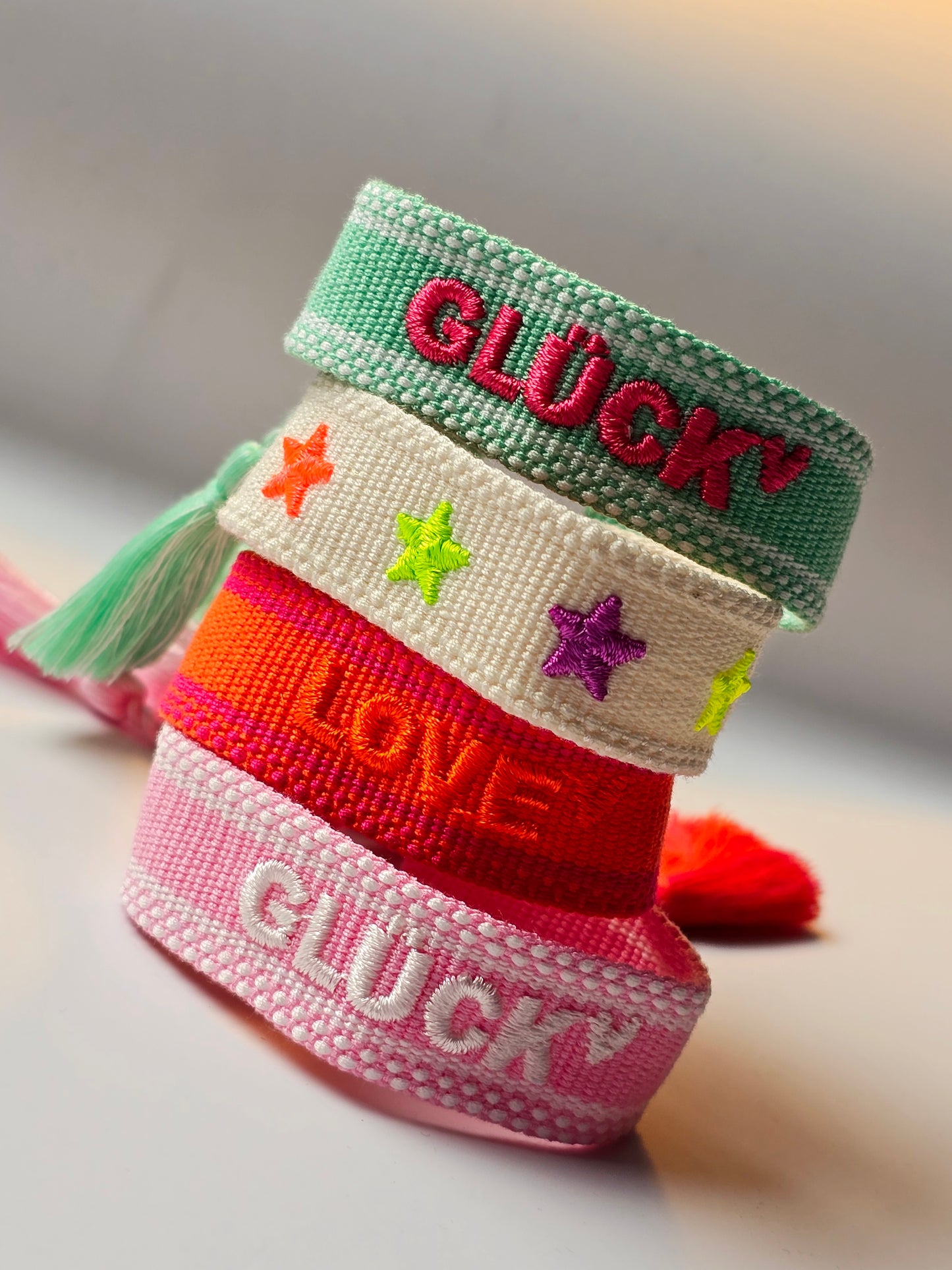 Armband Glück in 3 Farben