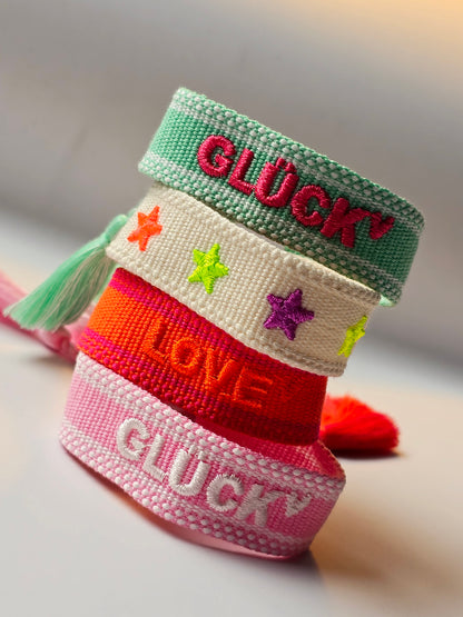 Armband Glück in 3 Farben