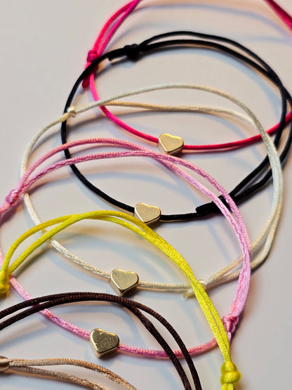 Armband Herz (gold o. silber)