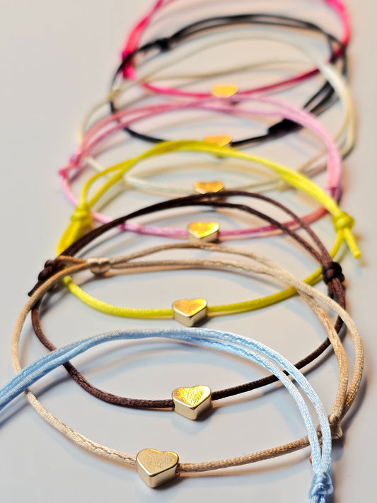 Armband Herz (gold o. silber)