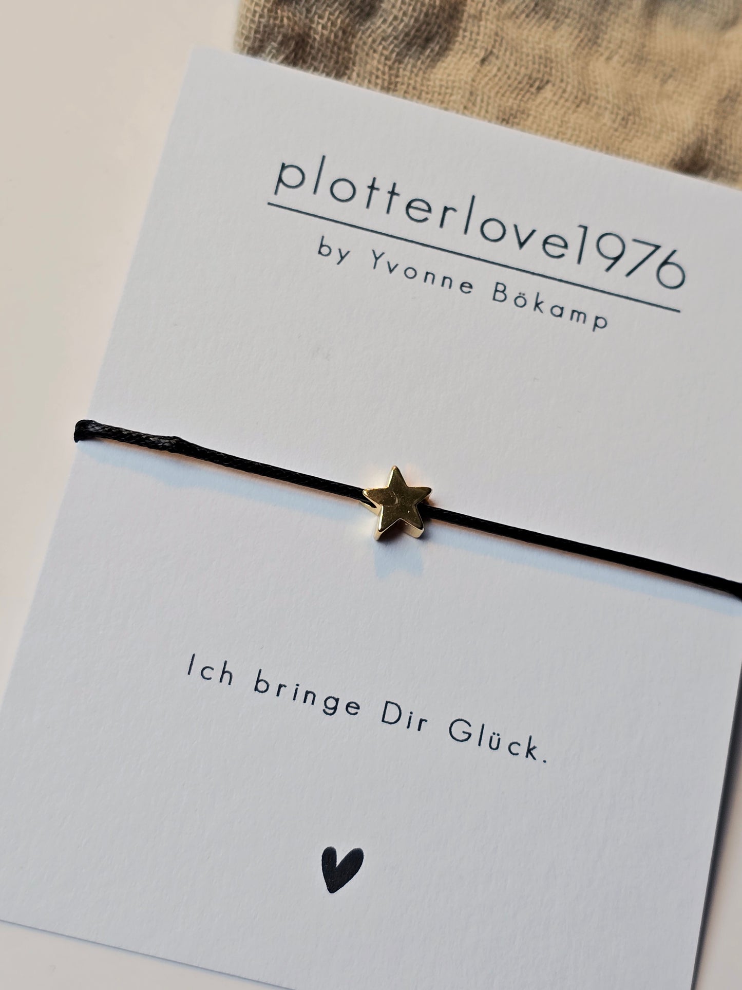 Armband Glücksbringer Stern in 3 Farben (gold)