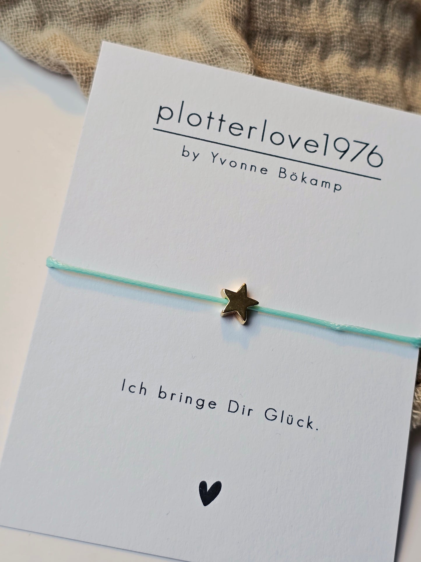 Armband Glücksbringer Stern in 3 Farben (gold)