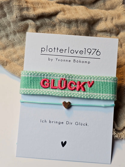 Armband Glück in 3 Farben
