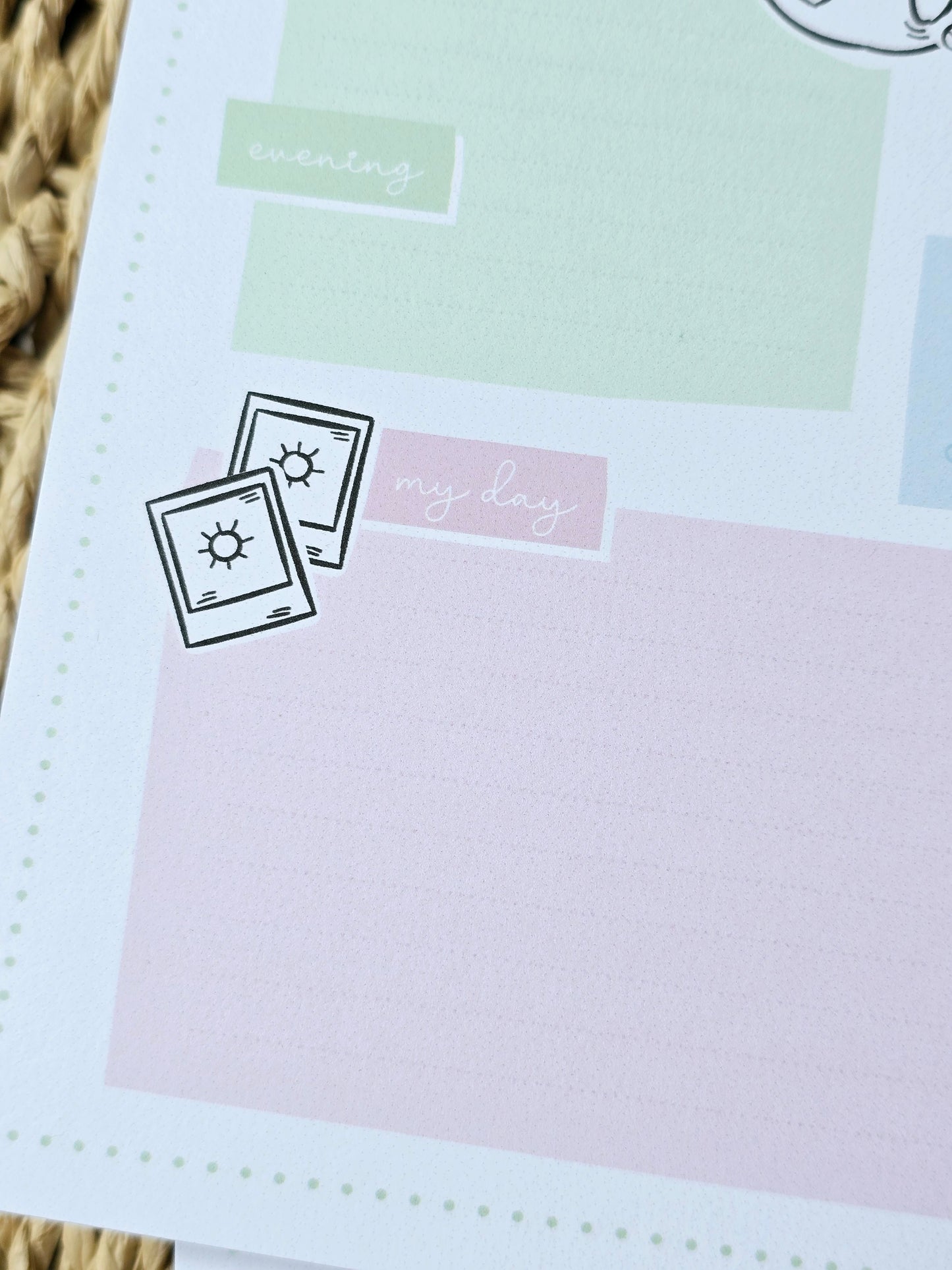 Notizblock/Reiseplaner "time to travel" in A5