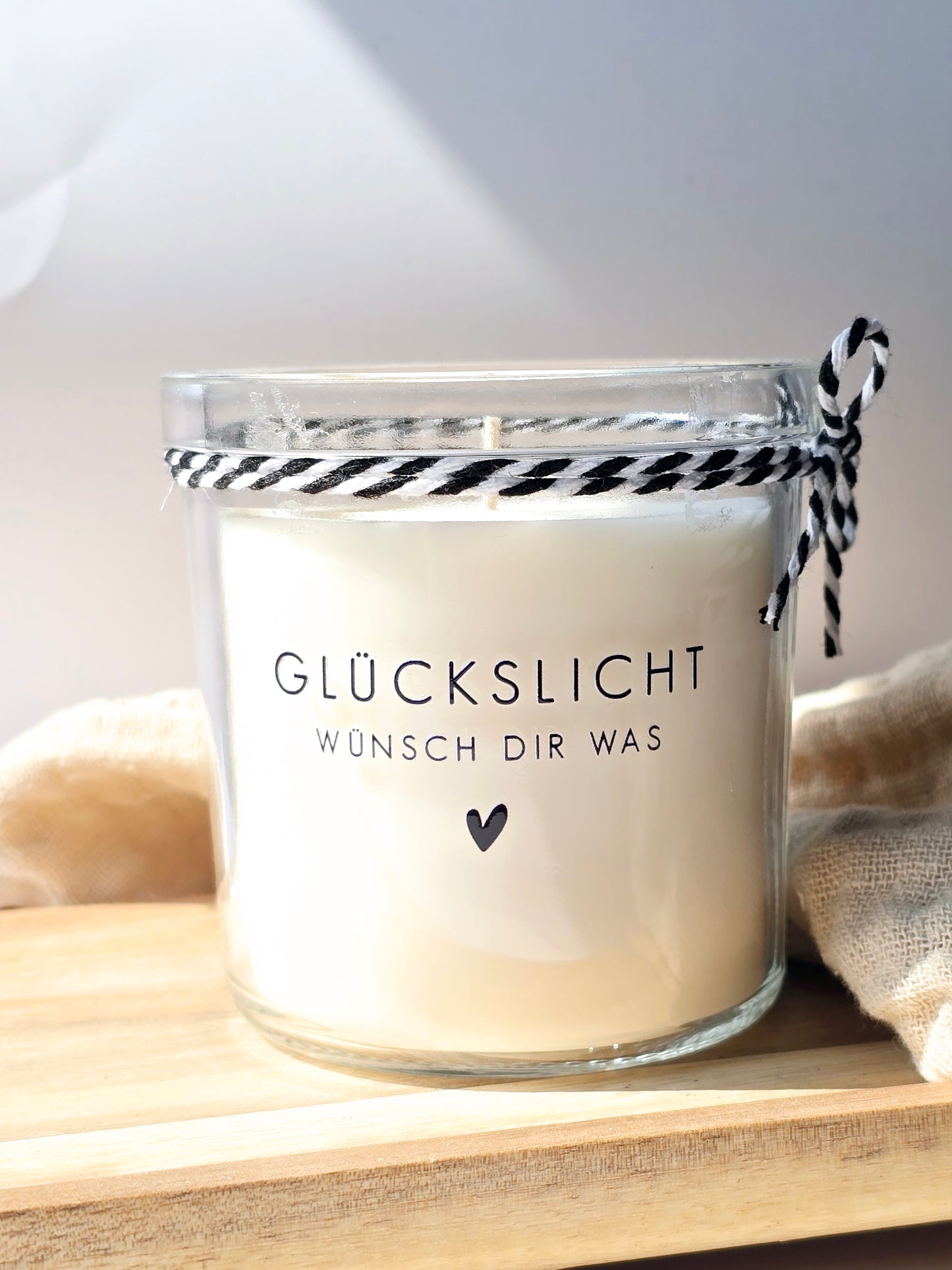 Kerze Glückslicht