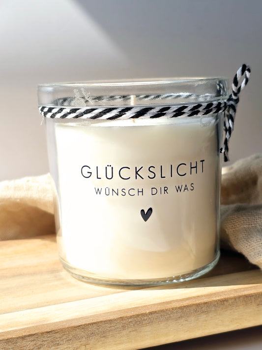 Kerze Glückslicht