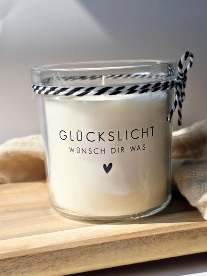 Kerze Glückslicht
