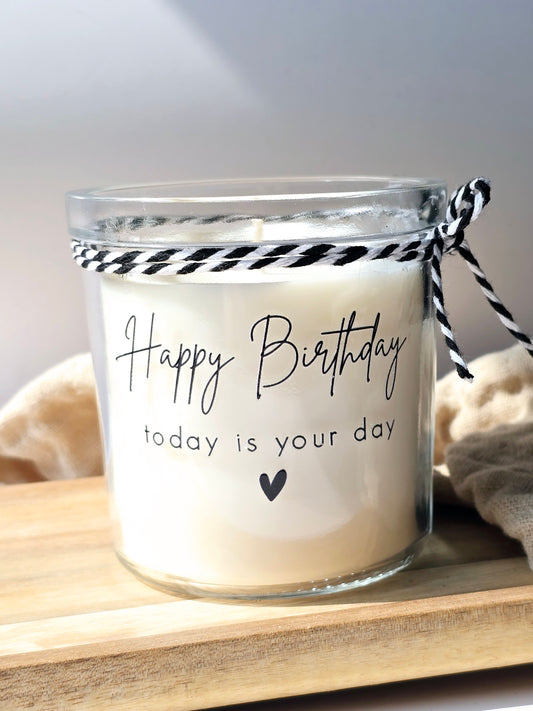 Kerze HAPPY BIRTHDAY