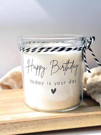 Kerze HAPPY BIRTHDAY