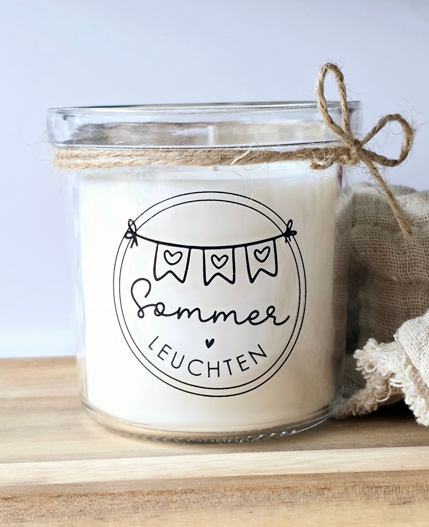 Kerze Sommer Leuchten