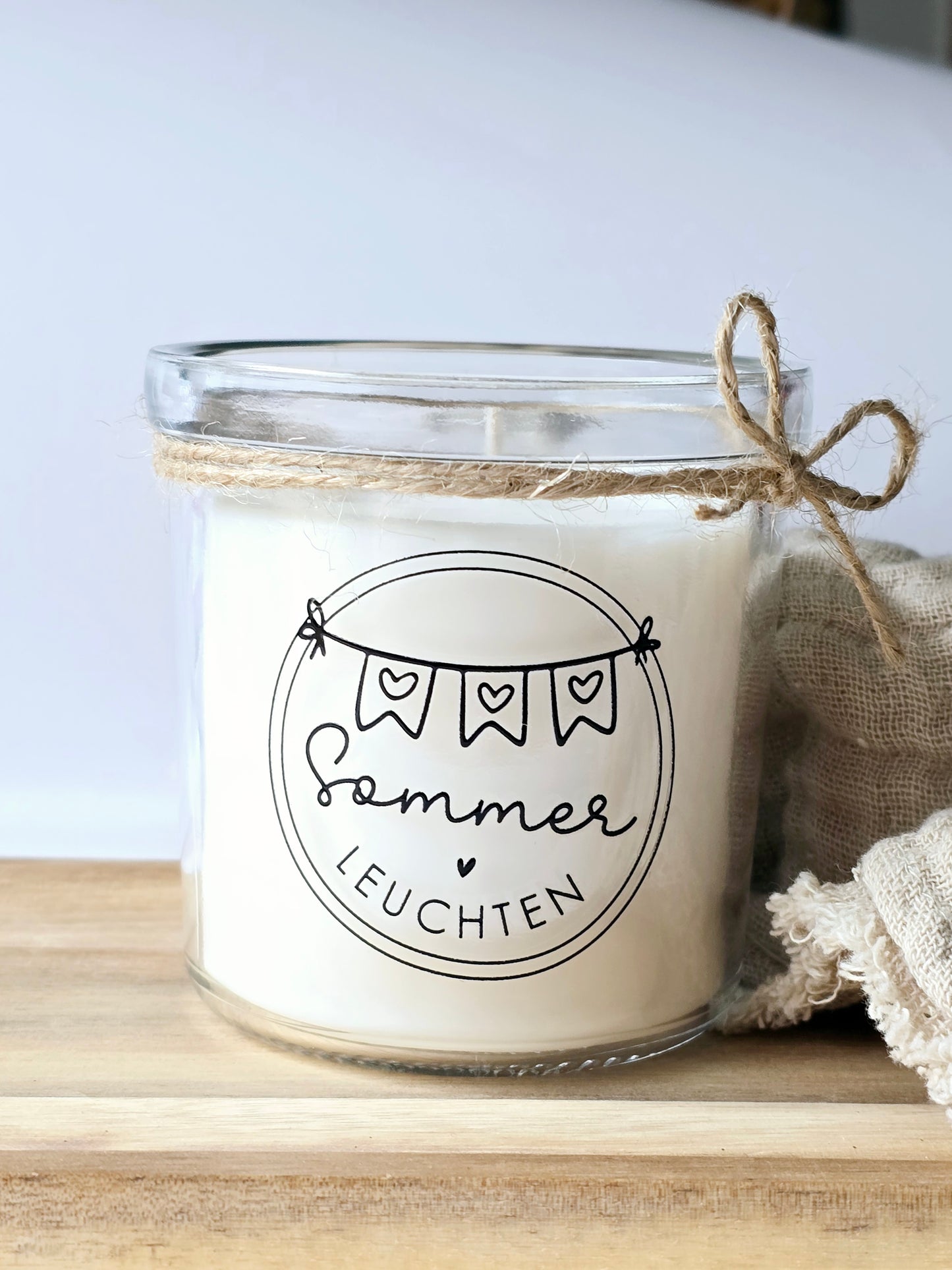 Kerze Sommer Leuchten