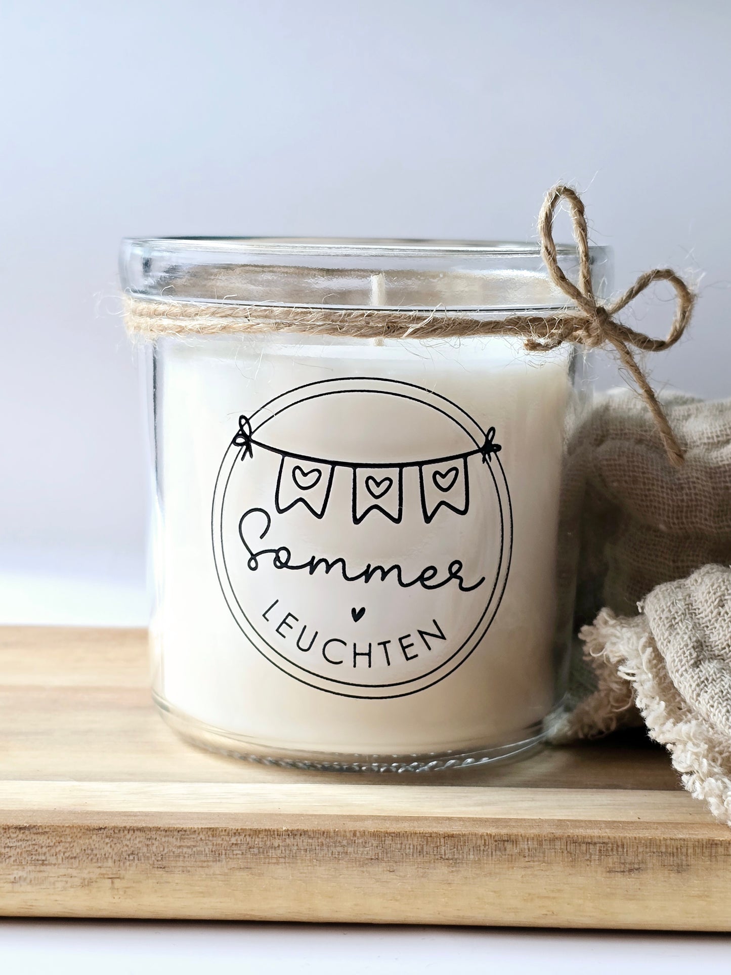 Kerze Sommer Leuchten