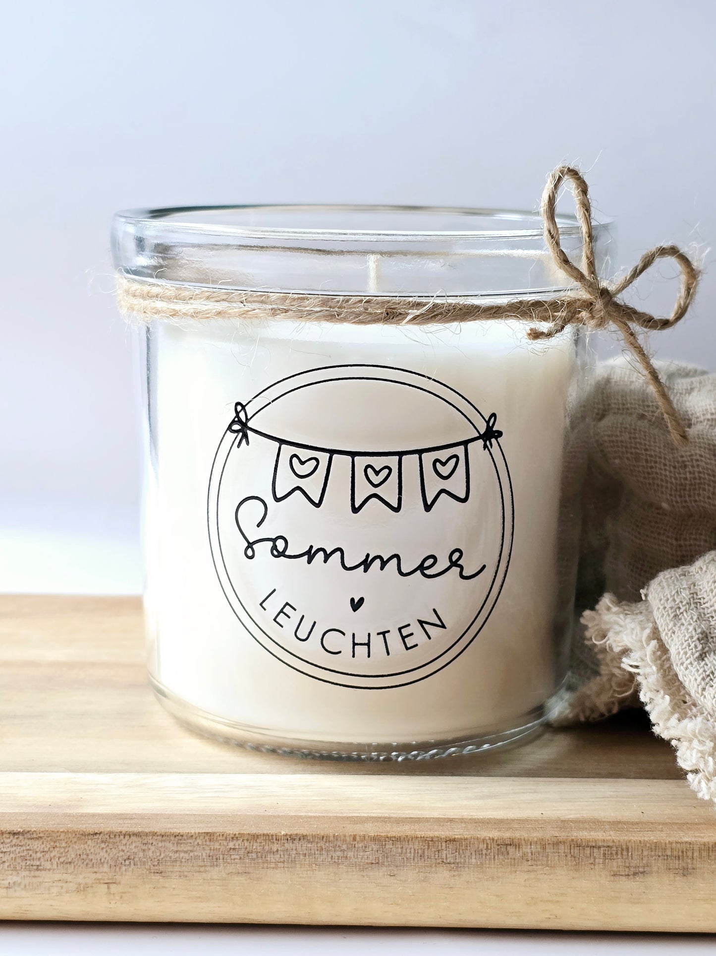 Kerze Sommer Leuchten
