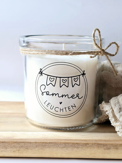 Kerze Sommer Leuchten
