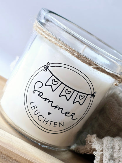 Kerze Sommer Leuchten