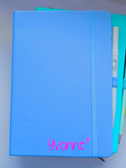 Notizbuch A5 personalisiert (4 Farben)