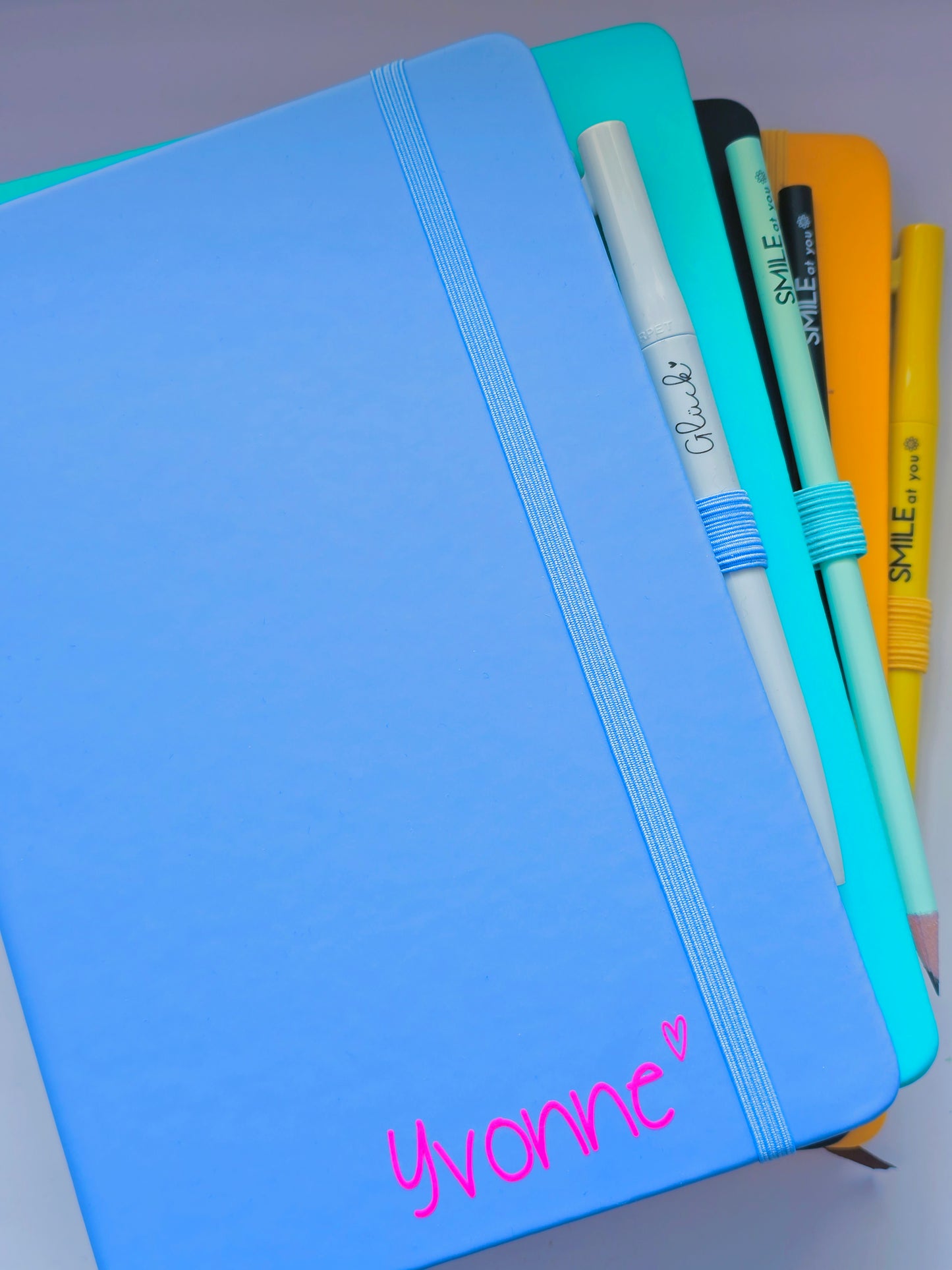 Notizbuch A5 personalisiert (4 Farben)