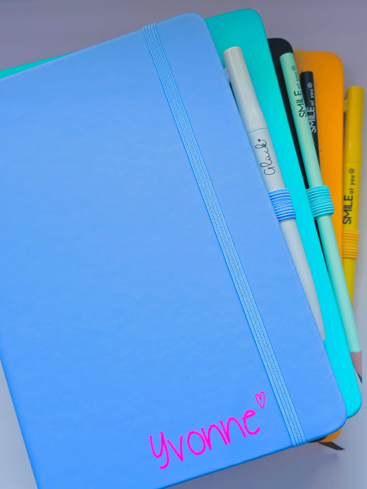Notizbuch A5 personalisiert (4 Farben)