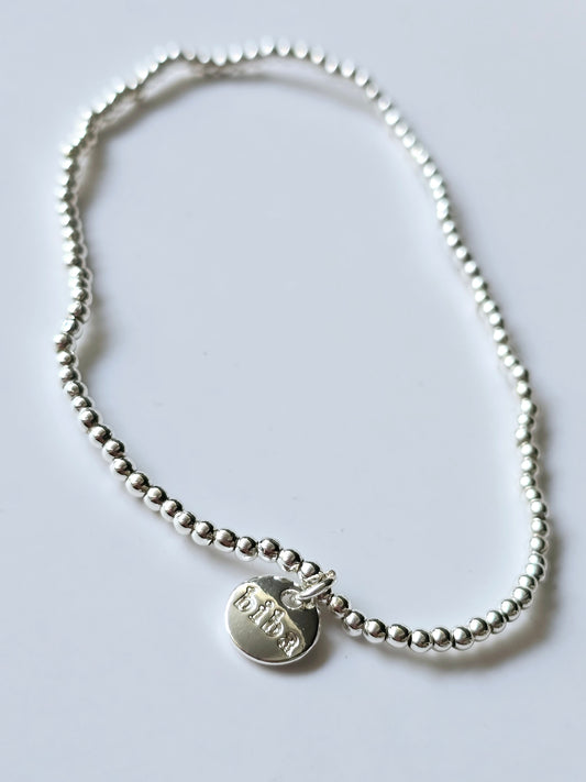 Armband silber Kugel (mini)